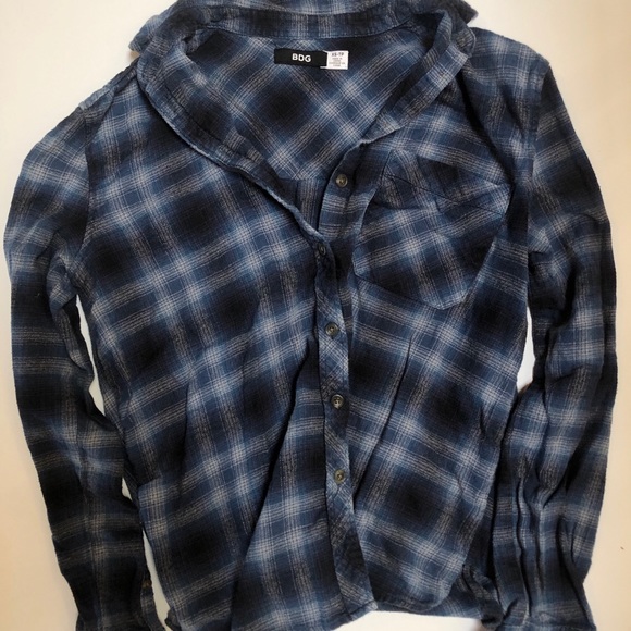 BDG XS BLUE OLLIE FLANNEL - Picture 2 of 4